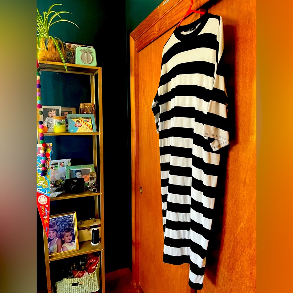 Dressed in LaLa stripes shirt dress M